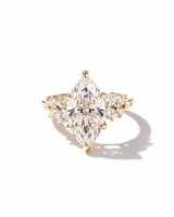 3.05ct F-VVS2 Marquise Lab Diamond Supernova