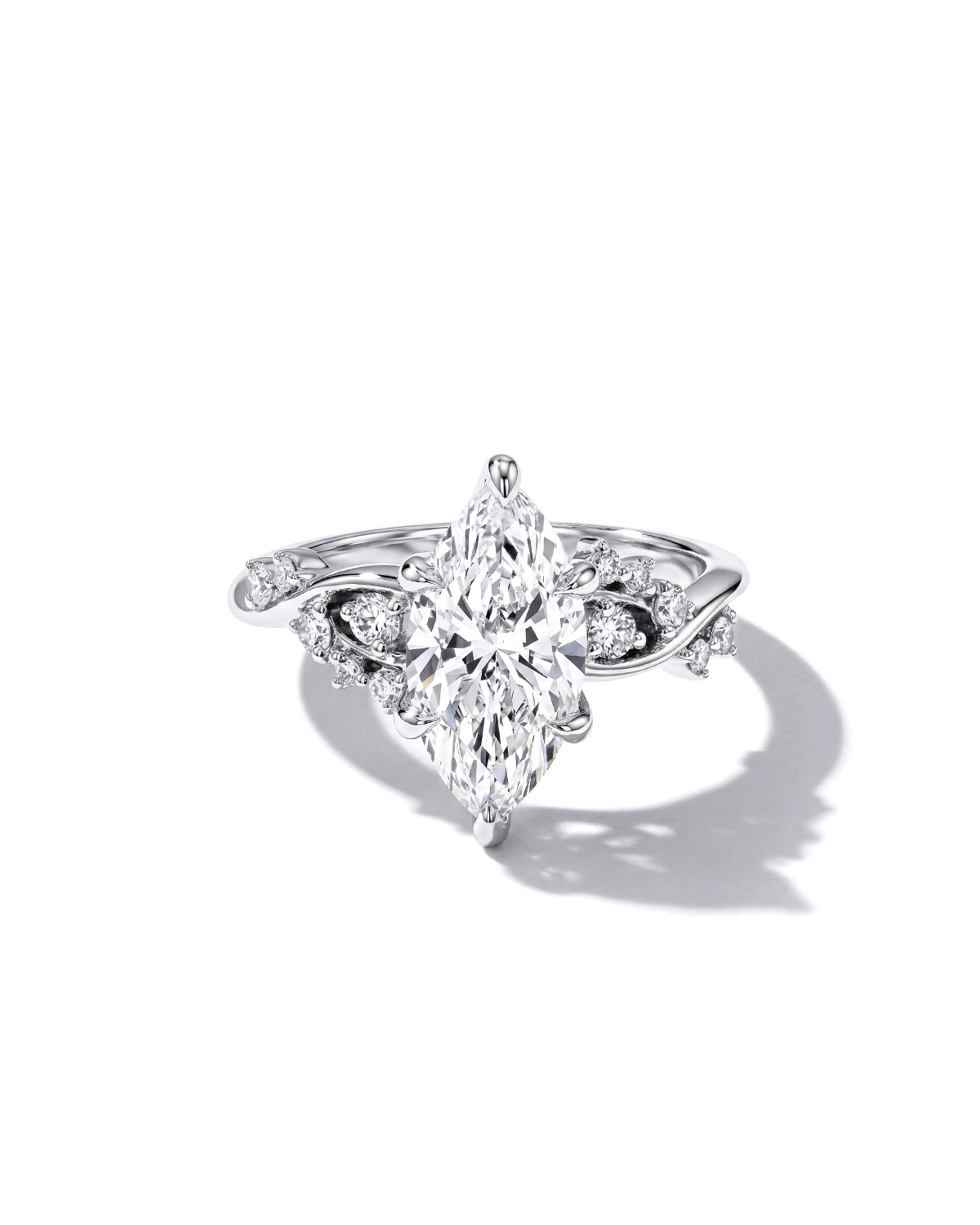 2.03ct E-VS1 Marquise Lab Diamond Ariel