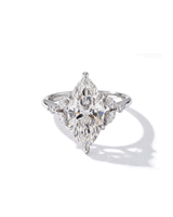 3.04ct F-VVS2 Marquise Lab Diamond Sarah