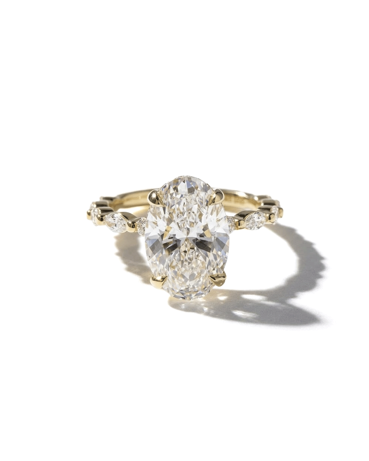 4.07ct D-VS1 Oval Lab Diamond Rei