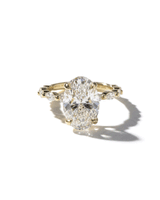 4.07ct D-VS1 Oval Lab Diamond Rei