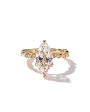 2.07ct D-VVS2 Marquise Lab Diamond Rosette