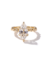 2.07ct D-VVS2 Marquise Lab Diamond Rosette