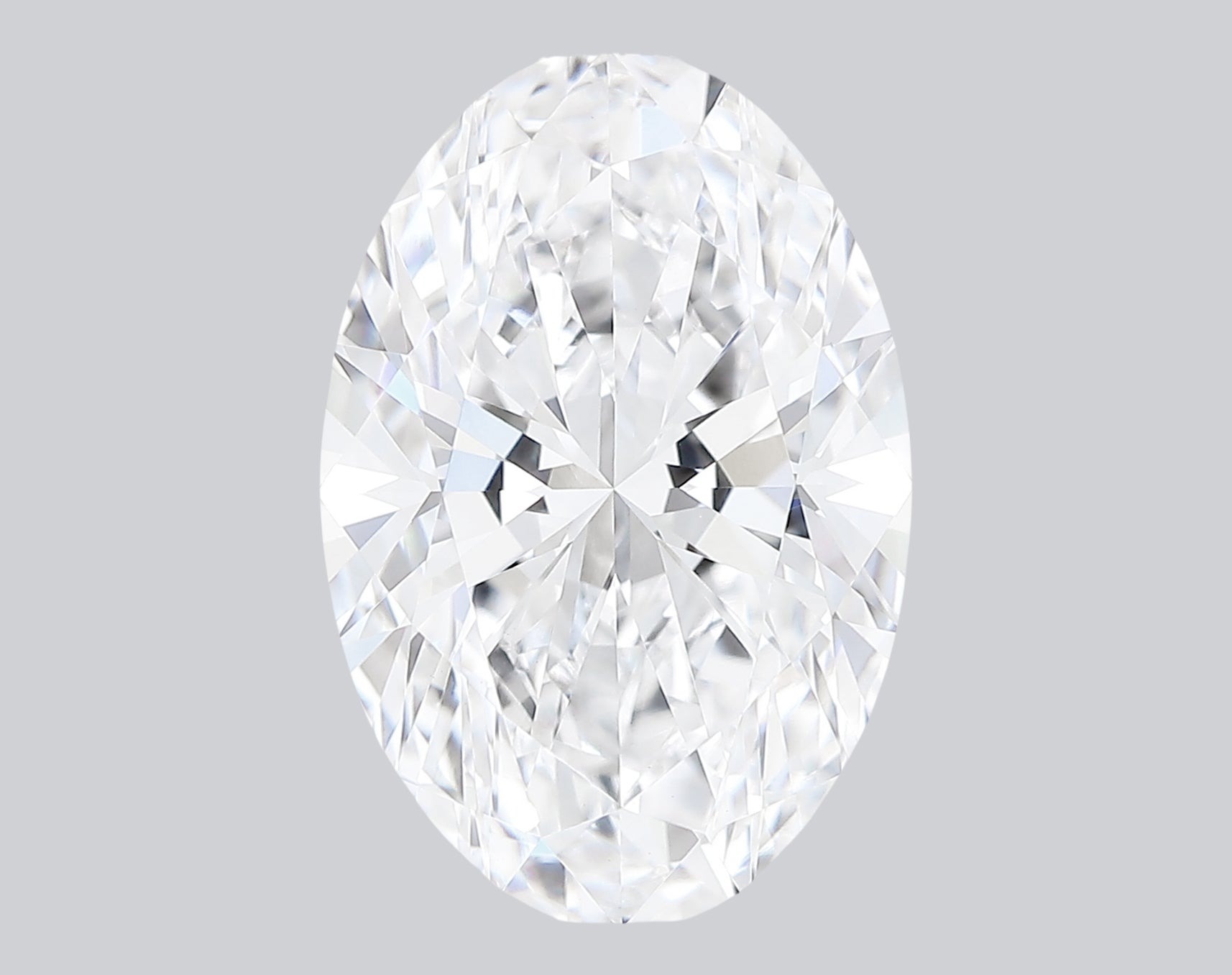 3.08 Carat D-VVS2 Oval Lab Grown Diamond - IGI (#127254)