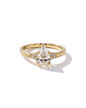 1.01ct D-VVS2 Pear Lab Diamond Isla