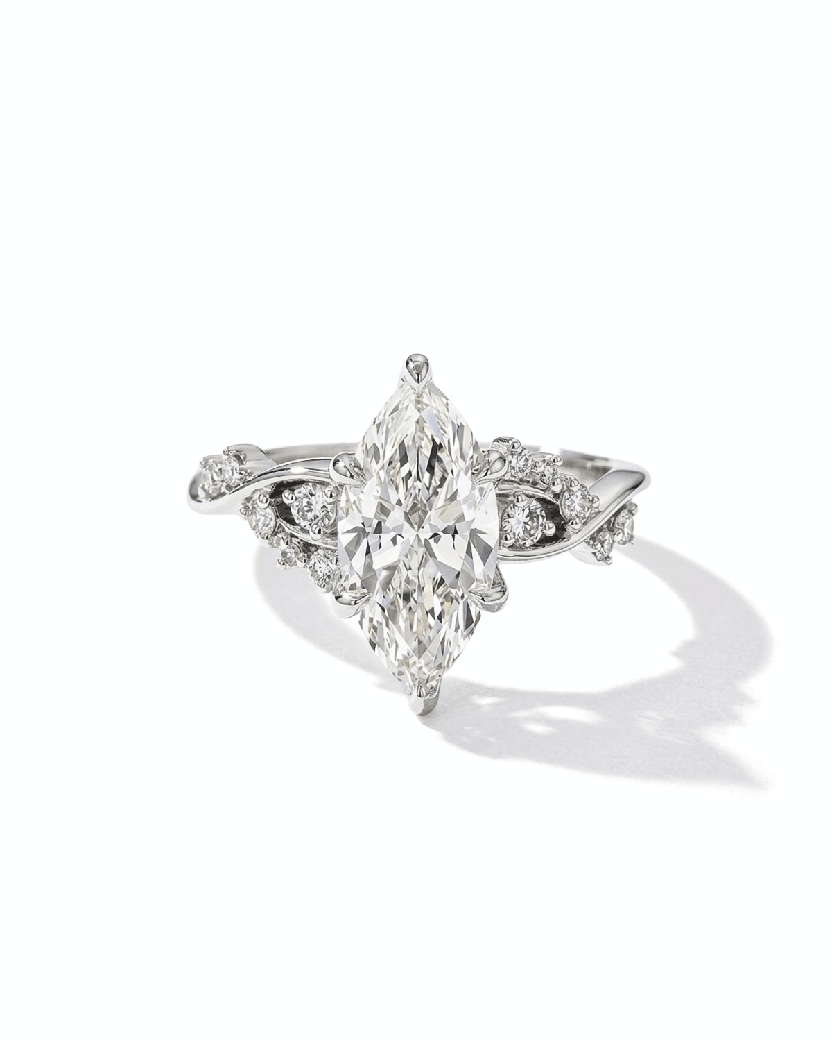 2.04ct F-VVS2 Marquise Lab Diamond Ariel