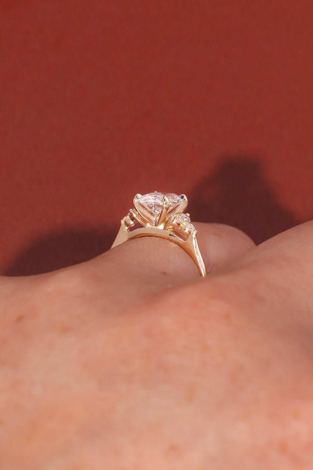 1.27ct D - VS1 Oval Lab Diamond Lindsey - PBD Engagement Rings