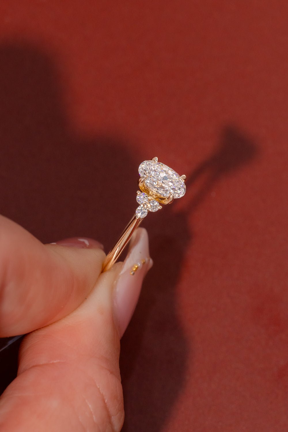 1.27ct D - VS1 Oval Lab Diamond Lindsey - PBD Engagement Rings