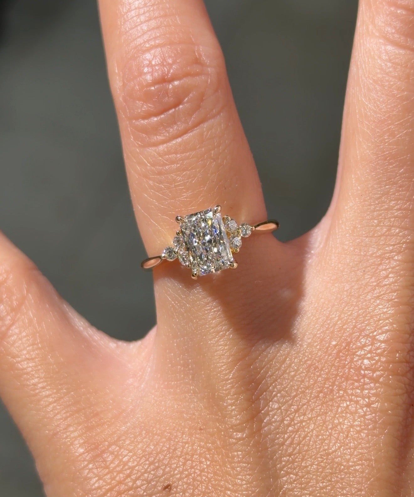 1.27ct D-VS1 Radiant Lab Diamond Lindsey - PBD Engagement Rings
