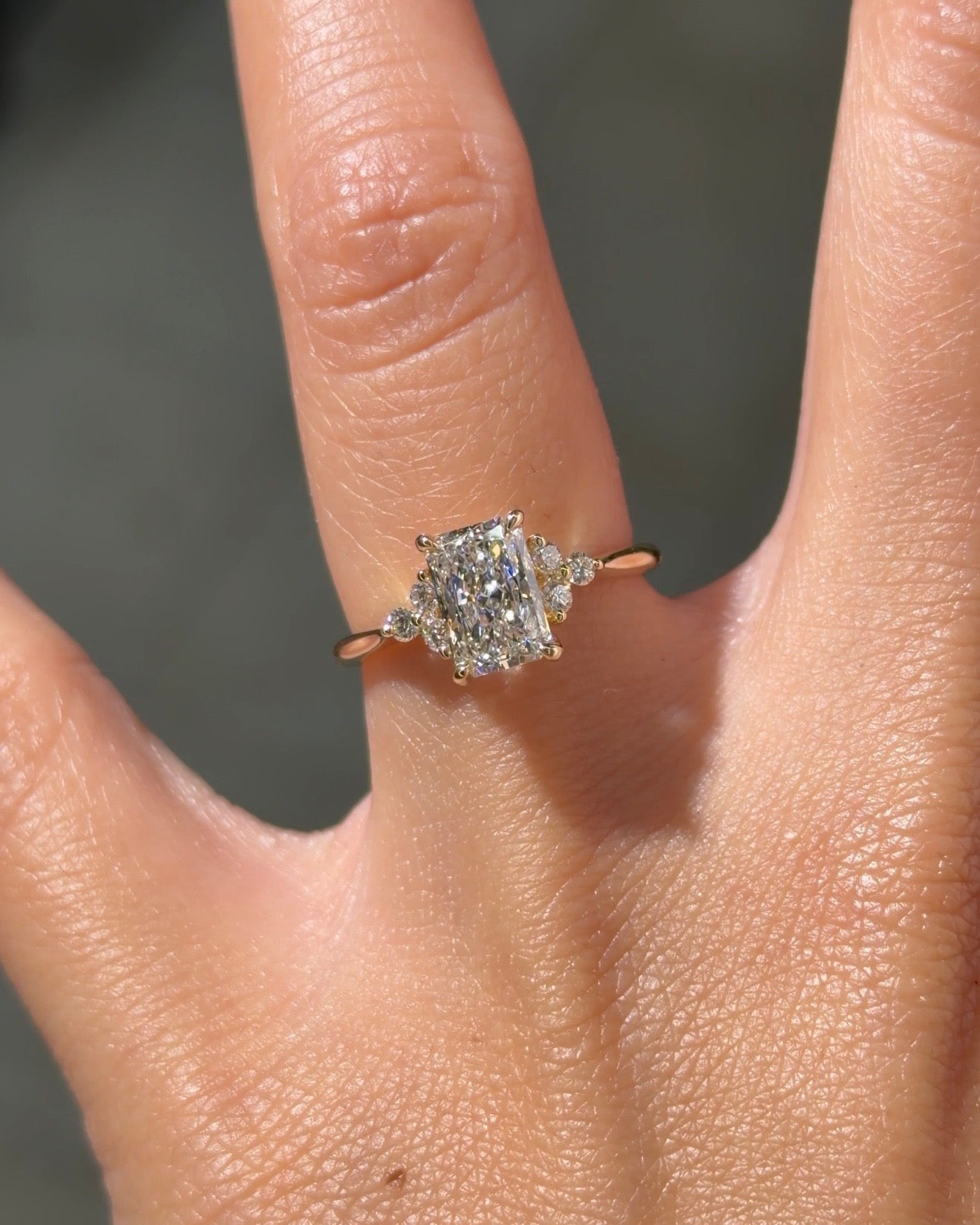 1.27ct D-VS1 Radiant Lab Diamond Lindsey - PBD Engagement Rings