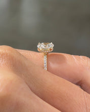 1.27ct D-VVS2 Oval Lab Diamond Stephanie - PBD Engagement Rings