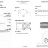 1.28 Carat F-VS1 Princess Lab Grown Diamond - IGI (#51156) Loose Diamond Princess Bride Diamonds 