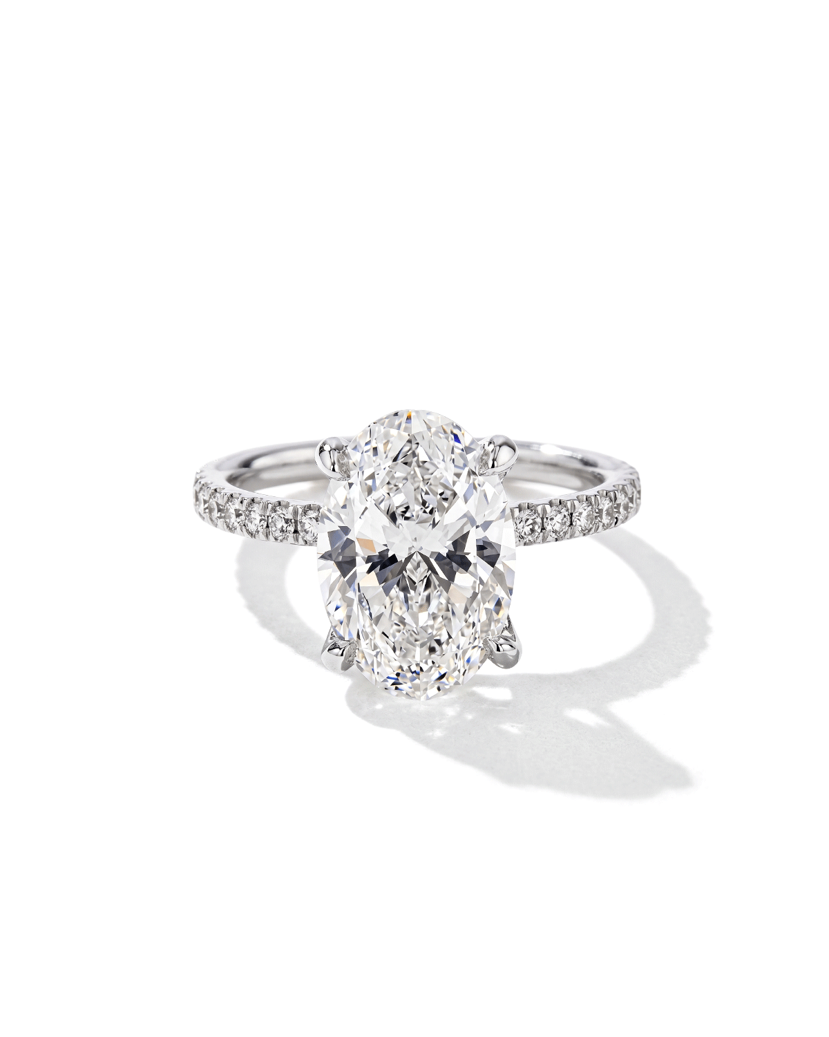 3.59ct E-VS1 Oval Lab Diamond Samantha