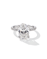 3.59ct E-VS1 Oval Lab Diamond Samantha