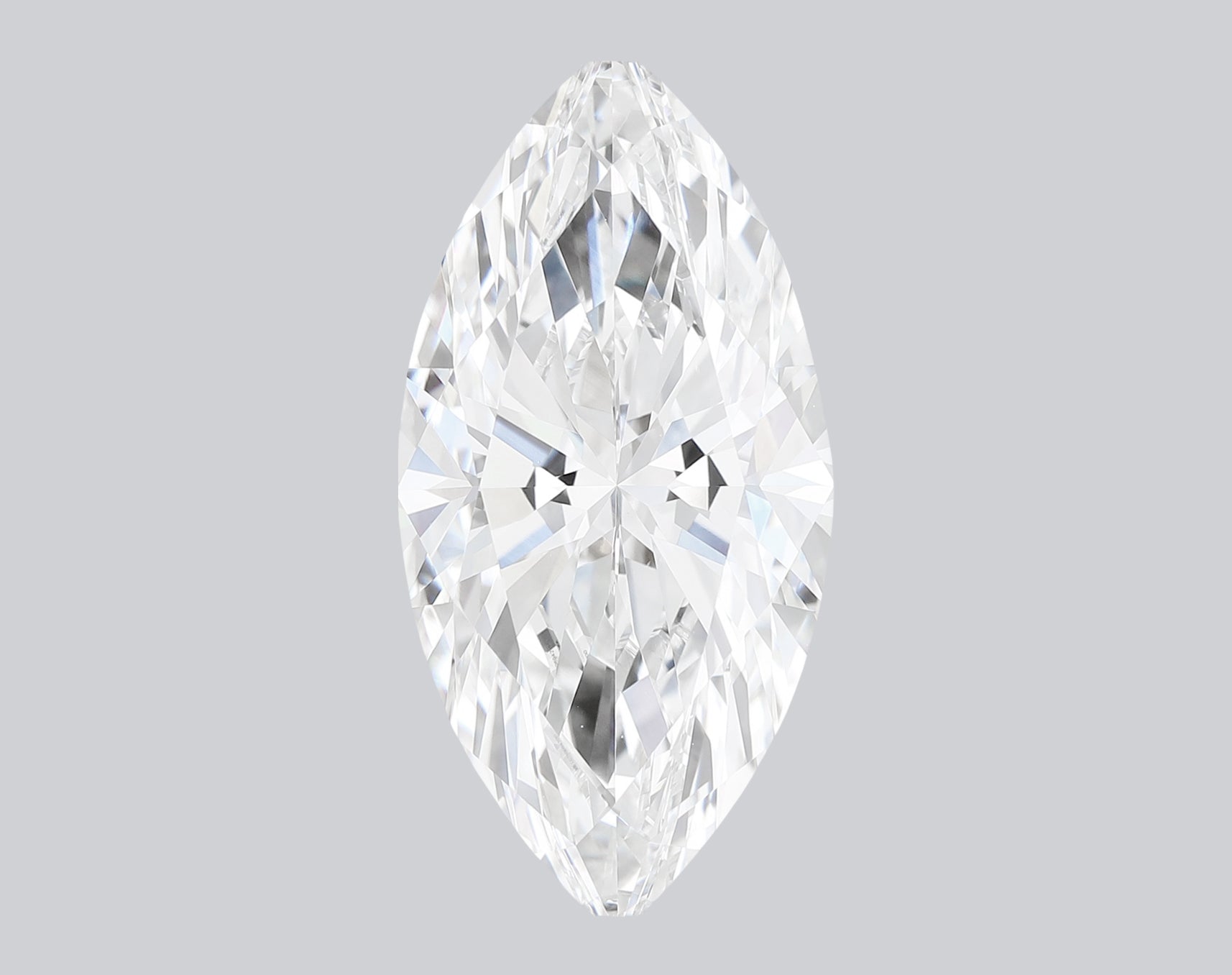 4.09 Carat F-VVS2 Marquise Lab Grown Diamond - IGI (#128603)