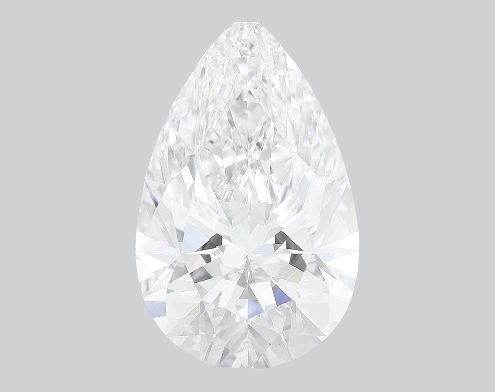 3.08 Carat D-VVS2 Pear Lab Grown Diamond - IGI (#128610)
