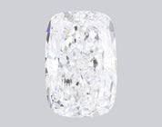 3.16 Carat D-VVS1 Elongated Cushion Lab Grown Diamond - IGI (#128945)