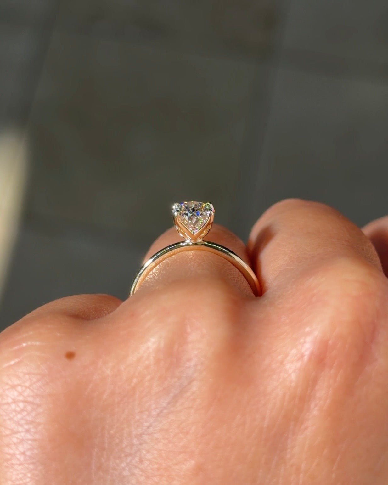 1.28ct D - VVS1 Oval Lab Diamond Caraline - PBD Engagement Rings