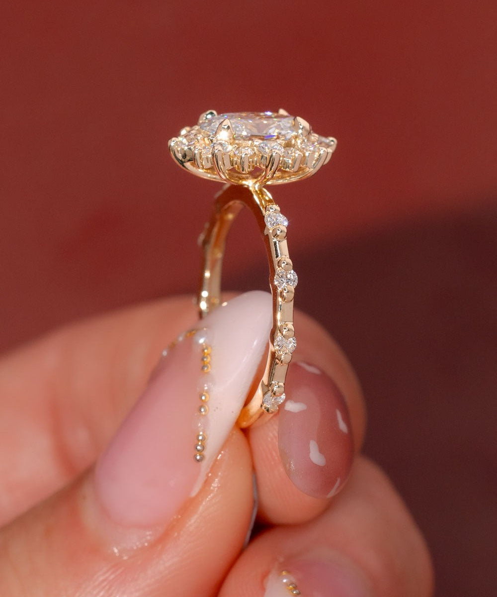 1.29ct D - VVS2 Oval Lab Diamond Kaia - PBD Engagement Rings