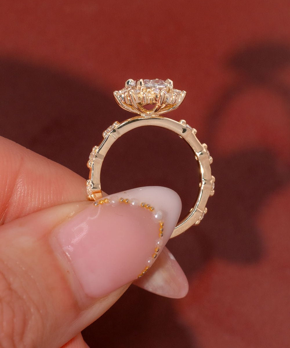 1.29ct D - VVS2 Oval Lab Diamond Kaia - PBD Engagement Rings