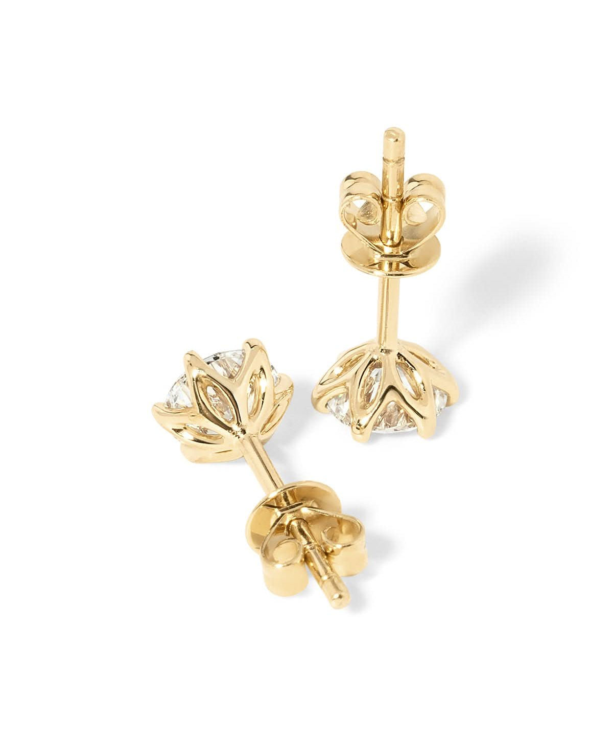 1.2ct Caraline Round Lab Diamond Studs - PBD Earrings