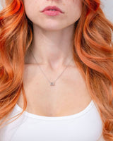 1.2ct Core Emerald Solitaire Necklace