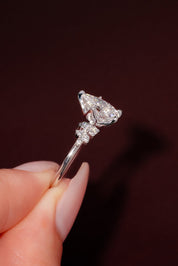 1.31ct D - VS1 Pear Lab Diamond Nova - PBD Engagement Rings