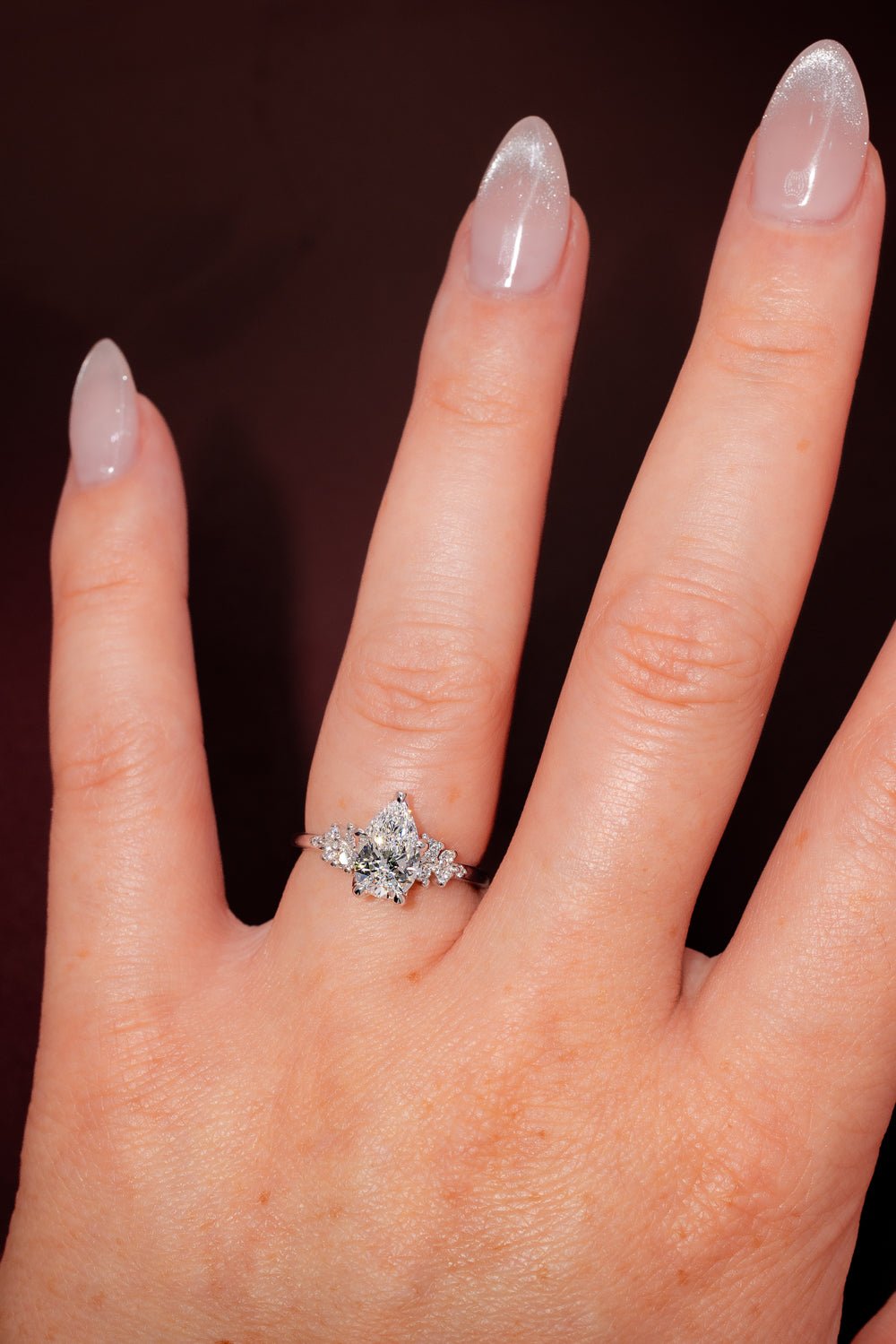 1.31ct D - VS1 Pear Lab Diamond Nova - PBD Engagement Rings