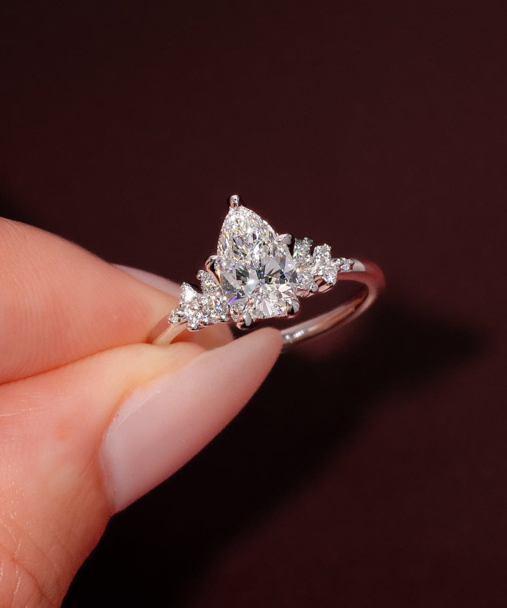 1.31ct D - VS1 Pear Lab Diamond Nova - PBD Engagement Rings