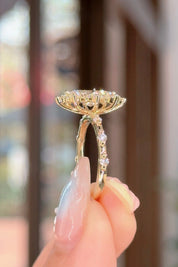 1.32ct D-VS1 Marquise Lab Diamond Kaia Engagement Rings Princess Bride Diamonds 