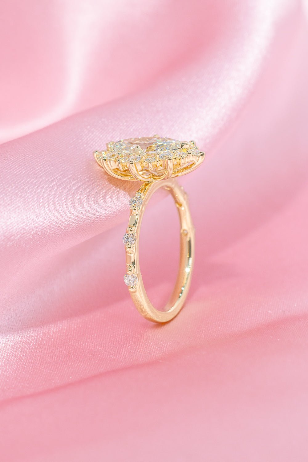 1.33ct F - VS1 Marquise Lab Diamond Kaia - PBD Engagement Rings