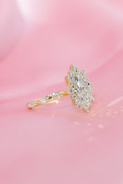 1.33ct F - VS1 Marquise Lab Diamond Kaia - PBD Engagement Rings