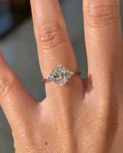 1.34ct D - VVS1 Oval Lab Diamond Lindsey - PBD Engagement Rings