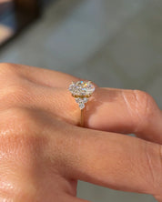 1.34ct D - VVS1 Oval Lab Diamond Lindsey - PBD Engagement Rings