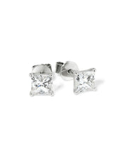 1.40ct D - SI1 Core Natural Princess Cut Diamond Studs - PBD Earrings