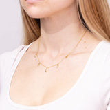 14k Yellow Gold Drop Necklace Necklaces Princess Bride Diamonds 