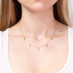 14k Yellow Gold Drop Necklace Necklaces Princess Bride Diamonds 