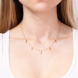 14k Yellow Gold Drop Necklace Necklaces Princess Bride Diamonds 