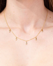 14k Yellow Gold Drop Necklace - PBD Necklaces