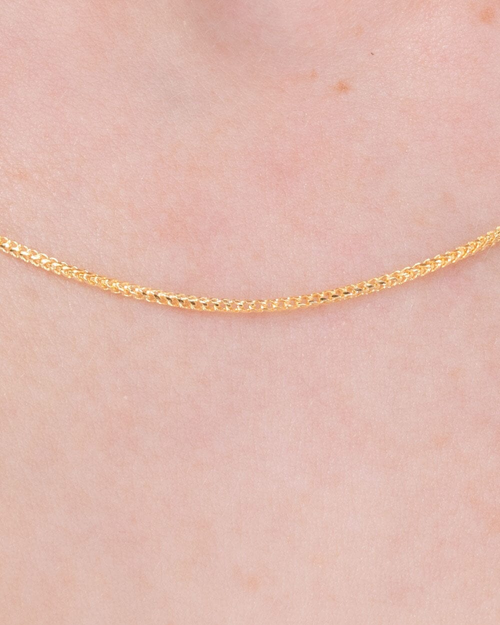 14k Yellow Gold Wheat Chain Necklaces Princess Bride Diamonds 