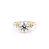 1.4mm Nova Round Engagement Rings Princess Bride Diamonds 