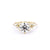 1.4mm Nova Round Engagement Rings Princess Bride Diamonds 