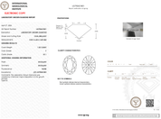 1.50 Carat F-VS1 Oval Lab Grown Diamond - IGI (126615) - PBD Loose Diamond