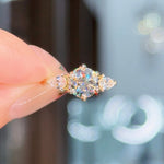 1.50ct D-VS1 Round Lab Diamond Lisa Engagement Rings Princess Bride Diamonds 