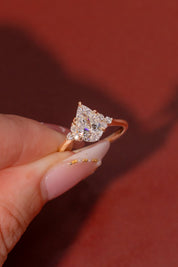 1.50ct D - VVS1 Pear Lab Diamond Lindsey - PBD Engagement Rings