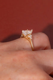 1.50ct D - VVS1 Pear Lab Diamond Lindsey - PBD Engagement Rings