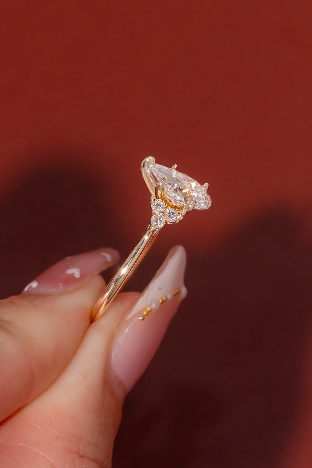 1.50ct D - VVS1 Pear Lab Diamond Lindsey - PBD Engagement Rings