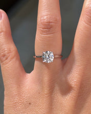 1.50ct D-VVS2 Round Lab Diamond Alice - PBD Engagement Rings