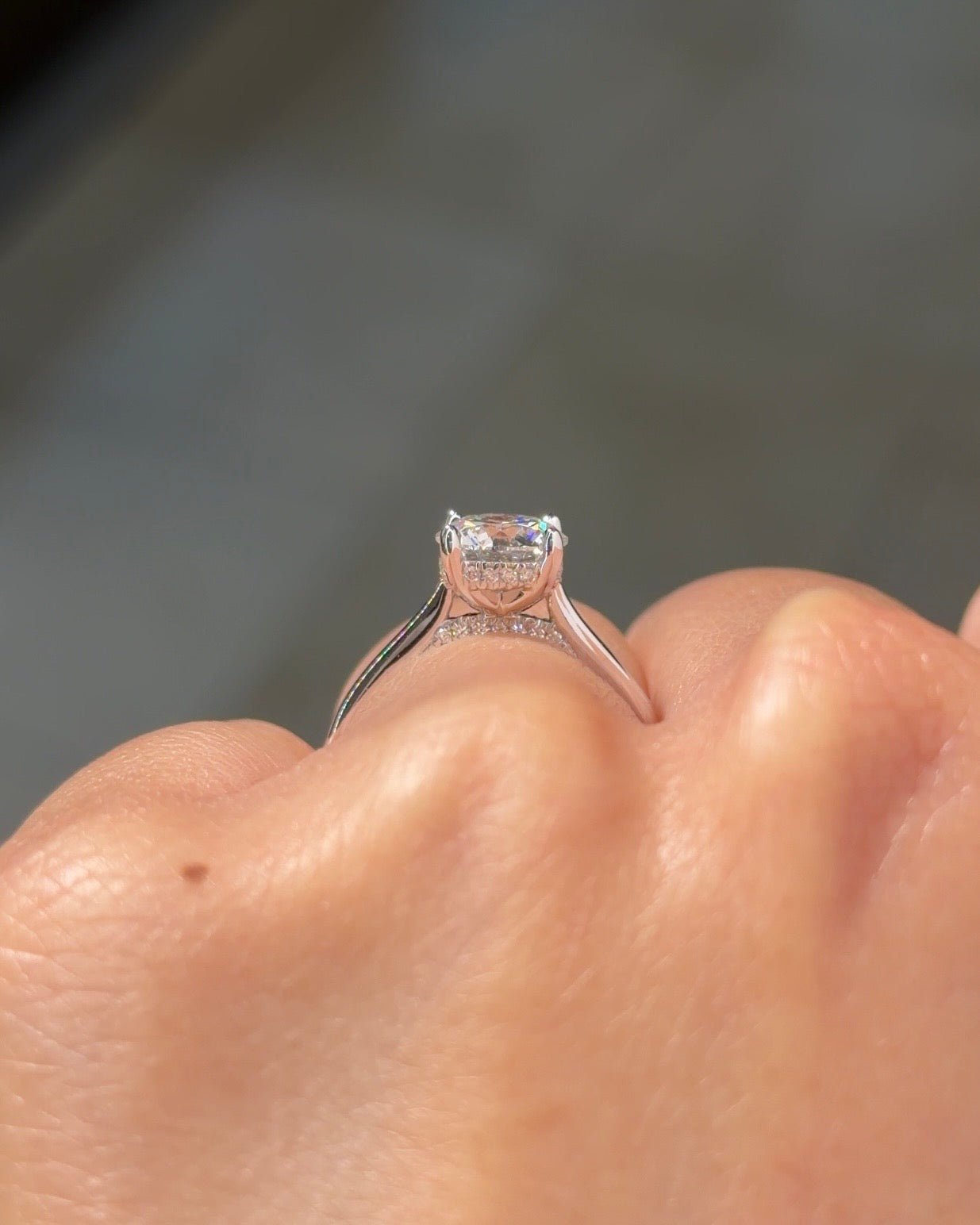 1.50ct D-VVS2 Round Lab Diamond Alice - PBD Engagement Rings