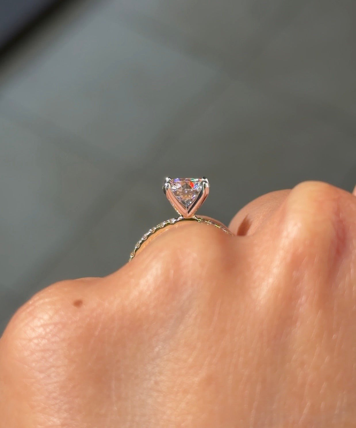1.50ct E - VS1 Round Lab Diamond Juliette - PBD Engagement Rings